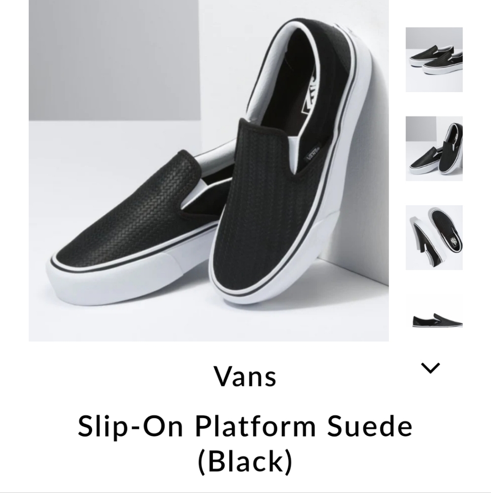 NEW! Vans Platform Shoes Size 5